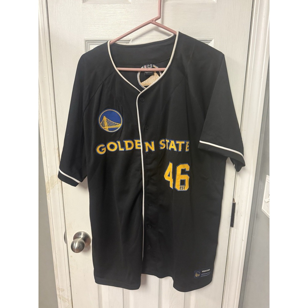 NBA Ultra Game Golden State Warriors Size 2xl Mesh Button Down Basketball Jersey